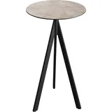 Essentials Klapptisch ESSENTIALS "Infinity", schwarz (schwarz, moonstone, schwarz), B:70cm H:110cm T:70cm, Pulverbeschichteter Stahl + HPL Tischplatte, Tische, Klapptisch, in verschiedenen Ausführungen