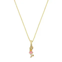 Lillifee Mädchen Halskette 2038747 Silber 925 vergoldet mit Anhänger Lillifee