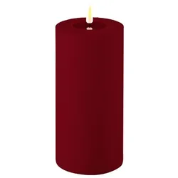 Outdoor Stumpenkerze LED Bordeaux 10 x 20cm