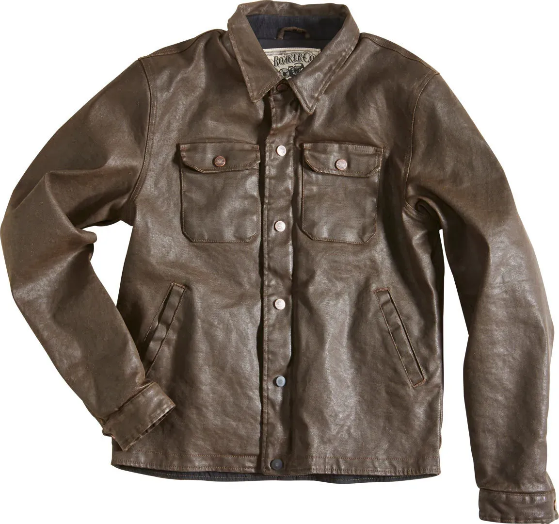 Rokker Rokkertech Jacke, braun, Größe 2XL für Männer