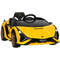Costway - 12V Lamborghini Kinderauto mit 2,4G-Fernbedienung, Elektroauto 3-5km/h