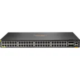 Aruba Networks Aruba HPE Networking CX 6200F 48G Class-4 PoE 4SFP+ 740W Switch (48 Ports), Netzwerk Switch, Grau