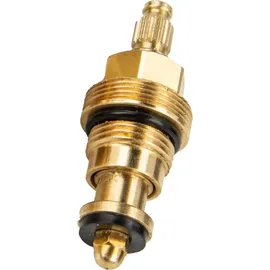 tecuro Universal Ventil Oberteil 3/8 Zoll Messing - Gold