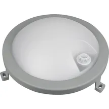 Blulaxa LED-Rund-Leuchte Basis Fix, Sensor rund, grau, IP54,