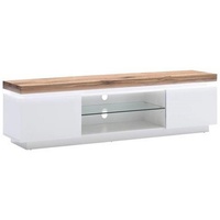 MCA Furniture Romina TV-Lowboard 175 cm weiß matt/Wildeiche