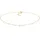 Elli Choker Basic Geo mit Mondstein 925 Sterling Silber Vergoldet / Gold