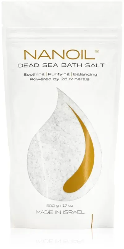 Nanoil Dead sea Bath salt Badesalz mit Mineralien aus dem Toten Meer 500 g
