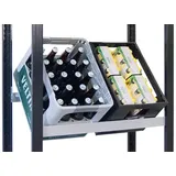 Schulte Lagertechnik SCHULTE Fachboden für Getränkekistenregal silber 75,0 x 30,0 cm