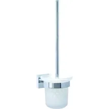 Nie wieder bohren nwb WC-Bürstengarnitur Pro 030 P03221 chrom, mit Befestigungstechnik zum Kleben