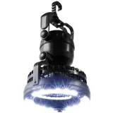 Deckenventilator mit beleuchtung, Zelt Licht, 2in1 Portable LED Camping Licht mit Deckenventilator,Aussenleuchte für Camping, Outdoor, Wanderung, Abenteuer, Angeln, Ausfälle und Notfälle