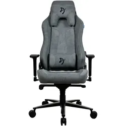 AROZZI Gaming-Stuhl "Vernazza Soft Fabric", grau (asche, schwarz), Stoff, Metall, Stühle