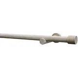 Schöner Wohnen Gardinenstangenset Mira 1-Lauf 25 mm Castell-Eiche 160 cm FSC®