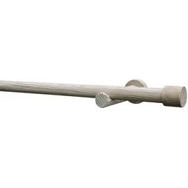 Schöner Wohnen Gardinenstangenset Mira 1-Lauf 25 mm Castell-Eiche 160 cm FSC®