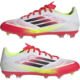 adidas F50 League FG/MG Herren Cloud White/Core Black/Solar Yellow 45 1/3