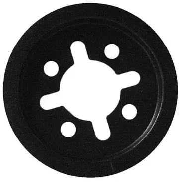 Afriso Blende für Thermostat 67346 schwarz