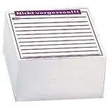 kompatible Ware Memo Notizzettel geleimt weiß 9,8 x 9,8 cm, ca. 500 Blatt, 1 Block