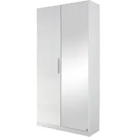 Rauch Garderobenschrank »Minosa«, mit Spiegel, Breite 91 cm, weiß