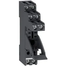 Schneider Electric RGZE1S48M Sockel für RXG2, getrennte Kontakt-Anordnung, 5 A, 250 V, Schraubklemme, Bügel