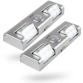 greate LED Lichtleiste silber - 2er Pack