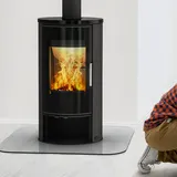 Fireplace Elite Kobe Kaminofen Stahl Schwarz | Keramik Schwarz