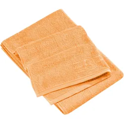 Handtuch ESPRIT "Modern Solid", rot (apricot), B:50cm L:100cm, Obermaterial: 100% Baumwolle, Handtücher (Packung), vegan produziert