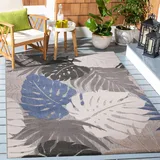 Sanat Teppich »Floral Outdoor«, rechteckig, 6 mm Höhe, In- und Outdoor geeignet, florales Design, Balkon, Terasse beige