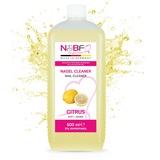 N&BF Nagel Cleaner mit Duft 500ml – für Gelnägel – Nagelreiniger – Nail-Cleaner – 70% Isopropanol-Alkohol kosmetisch rein in Studioqualität zum Entfetten und Reinigen (Zitrone)