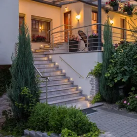 Relaxdays Handlauf, Edelstahl,