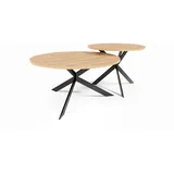 Feldmann-Wohnen Couchtisch Libre Braun Eiche 133 x 42 x 75 cm