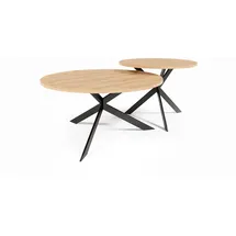 Feldmann-Wohnen Couchtisch Libre Braun Eiche 133 x 42 x 75 cm