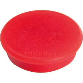 Franken Haftmagnet Magnete rot, Kunststoff Ø 2,4 x 0,63 cm, 10 St.