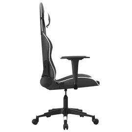 vidaXL Gaming-Stuhl Schwarz und Weiß