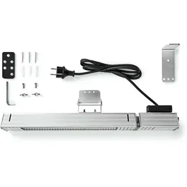 Nedis HTPA30ESS AL) - 2000 W | 9 Wärmeeinstellungen | an der WAND 2000W IP65 | Grau