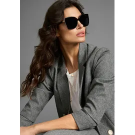 LAURA SCOTT Sonnenbrille LAURA SCOTT, Damen, braun, gemustert, glänzend, kontrastfarbene Details, Sonnenbrillen Sonnenbrille, mit glitzernden und goldfarbenden Details - NEW