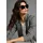 LAURA SCOTT Sonnenbrille LAURA SCOTT, Damen, braun, gemustert, glänzend, kontrastfarbene Details, Sonnenbrillen Sonnenbrille, mit glitzernden und goldfarbenden Details - NEW