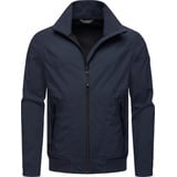 Ragwear Outdoorjacke Collwie wasserdichte Herren Übergangsjacke mit hohem Kragen blau L (52)