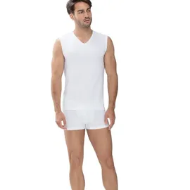 MEY Tanktop Dry Cotton mit V-Ausschnitt, breite Träger, Single Jersey-Qualität weiß 5