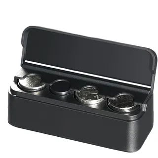 Generisch Auto-Münzboxen, Münz-Organizer für Sammler | Staubdichter Münzkasten mit Selbstklebendem Boden für Sammler - Platzsparender multifunktionaler Münz-Organizer für Zuhause und Auto