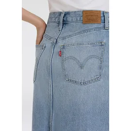 Levi's Jeansrock "HR BACK SLIT SKIRT", Damen, Gr. 29, riveting clean hem, Web, Obermaterial: 100% Baumwolle, unifarben, casual, slim fit kniebedeckend, Röcke, mit Schlitz hinten