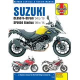 Haynes Suzuki DL650 V-Strom & SFV650 Gladius (04 - 19): 2004 to 2019 (Haynes Service & Repair Manual)