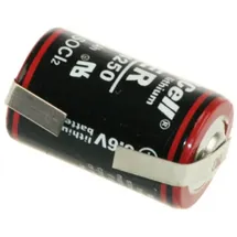 XCell Lithium 3,6V Batterie LS14250 1/2 AA - Zelle LF U-Form