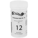 HOMOEOPATHIEFUCHS Schüssler-Salz Nummer 12 Calcium sulfuricum D6 Biochemie