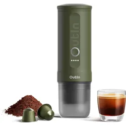 Nano - Tragbare elektrische Espressomaschine GRÜN 450g