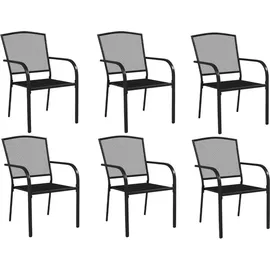 vidaXL Garten-Essgruppe 7-tlg. Anthrazit