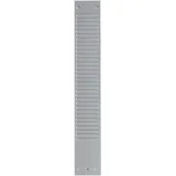 NOBO 1900394 Kartentafel-Zubehör Kartenträger für Stecksystem, Index 3, 1 Stück, grau