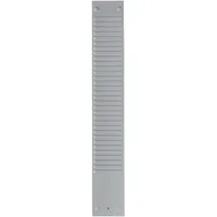 NOBO 1900394 Kartentafel-Zubehör Kartenträger für Stecksystem, Index 3, 1 Stück, grau