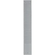 NOBO 1900394 Kartentafel-Zubehör Kartenträger für Stecksystem, Index 3, 1 Stück, grau