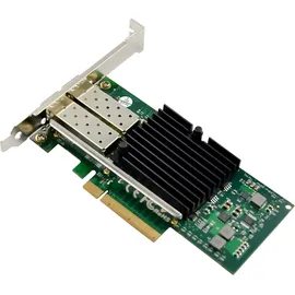 InLine Dual 10-Gigabit Netzwerkkarte, 2x SFP+, PCIe x8, inkl. LP Slotblech