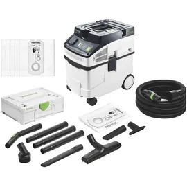 Festool CLEANTEC CT 25 E Absaugmobil 1200 W 25 l ( 577498 ) + rs-st d 27/36-Plus Reinigungsset ( 577257 ) + selfclean Filtersack ( 577484 )