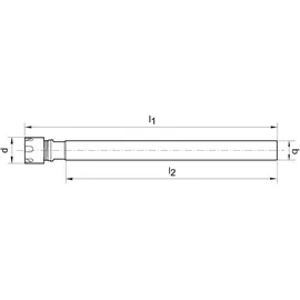 Fortis Spannzangenfutter Weldon 12mm ER16x120 Fortis